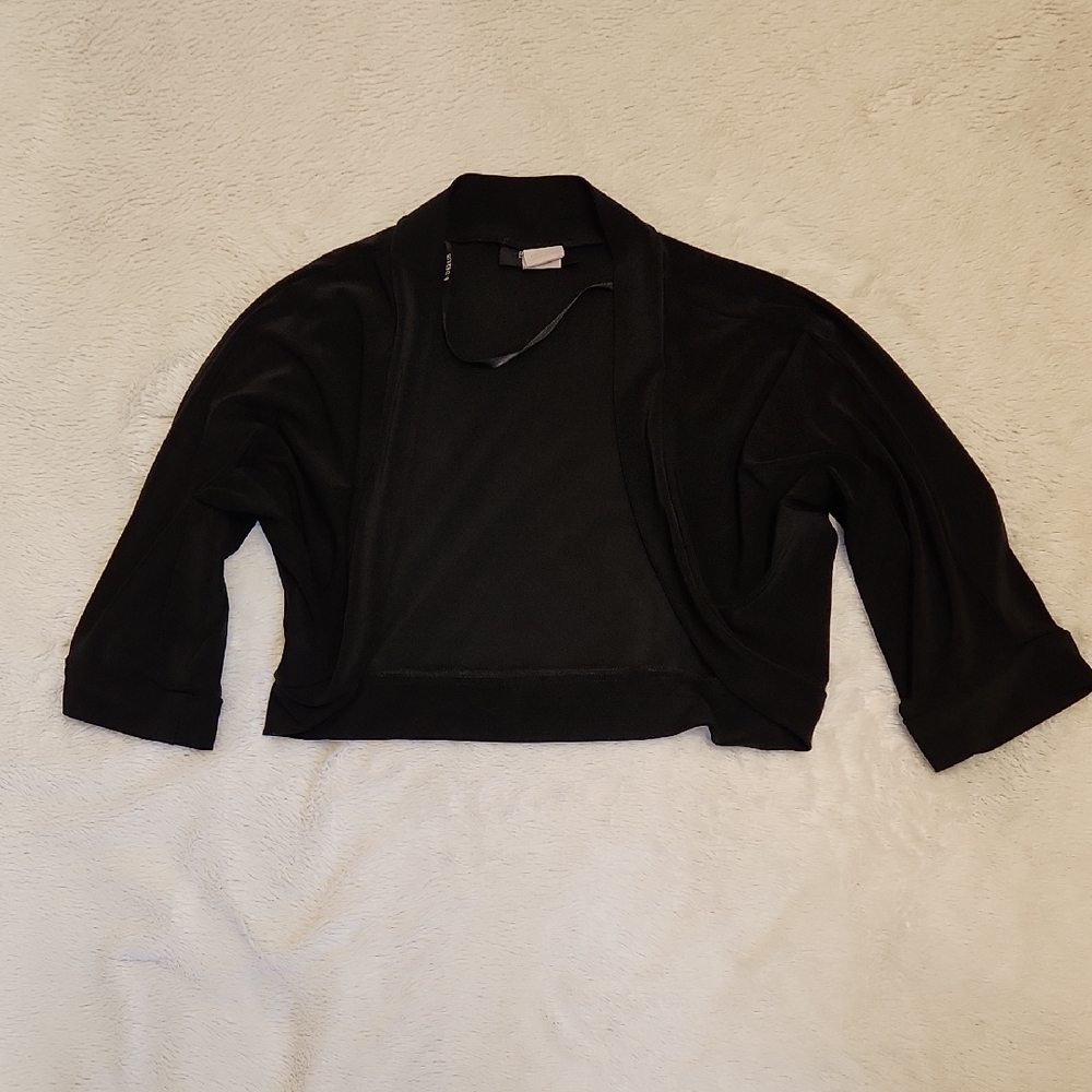 Black Cropped Shrug